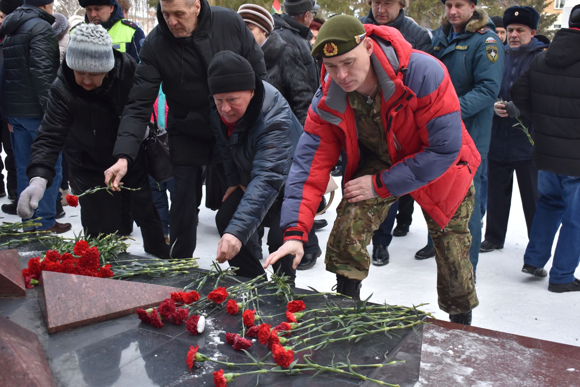 В День защитника Отечества в Алексеевском состоялся памятный митинг