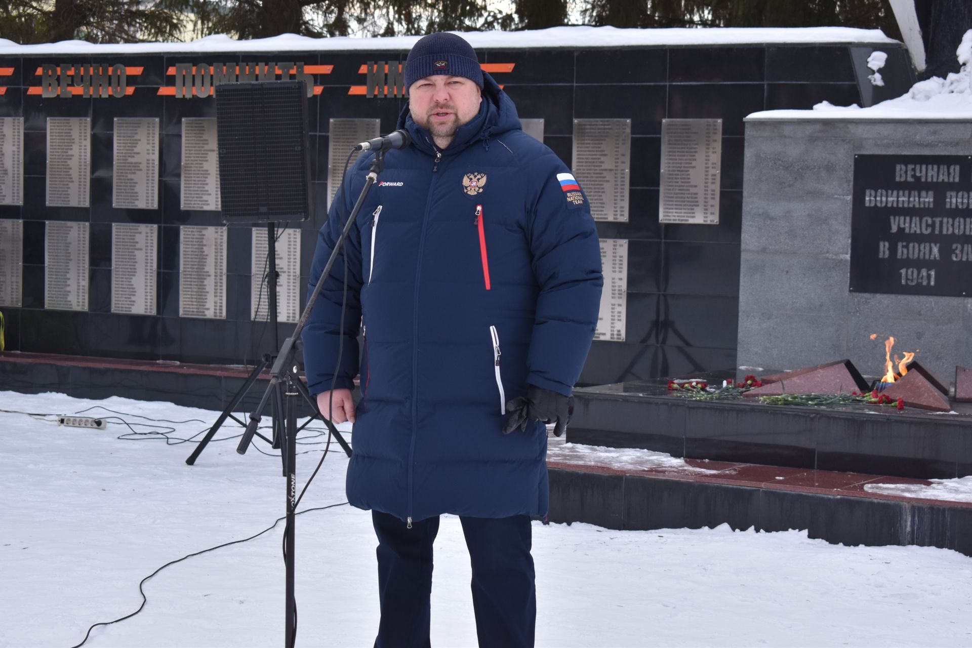 В День защитника Отечества в Алексеевском состоялся памятный митинг