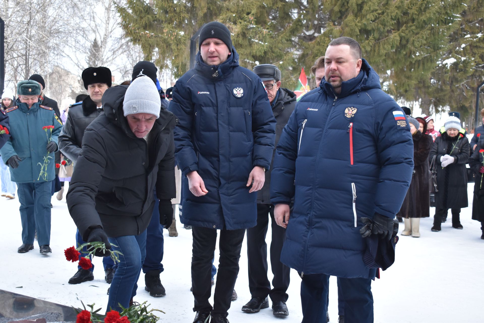 В День защитника Отечества в Алексеевском состоялся памятный митинг