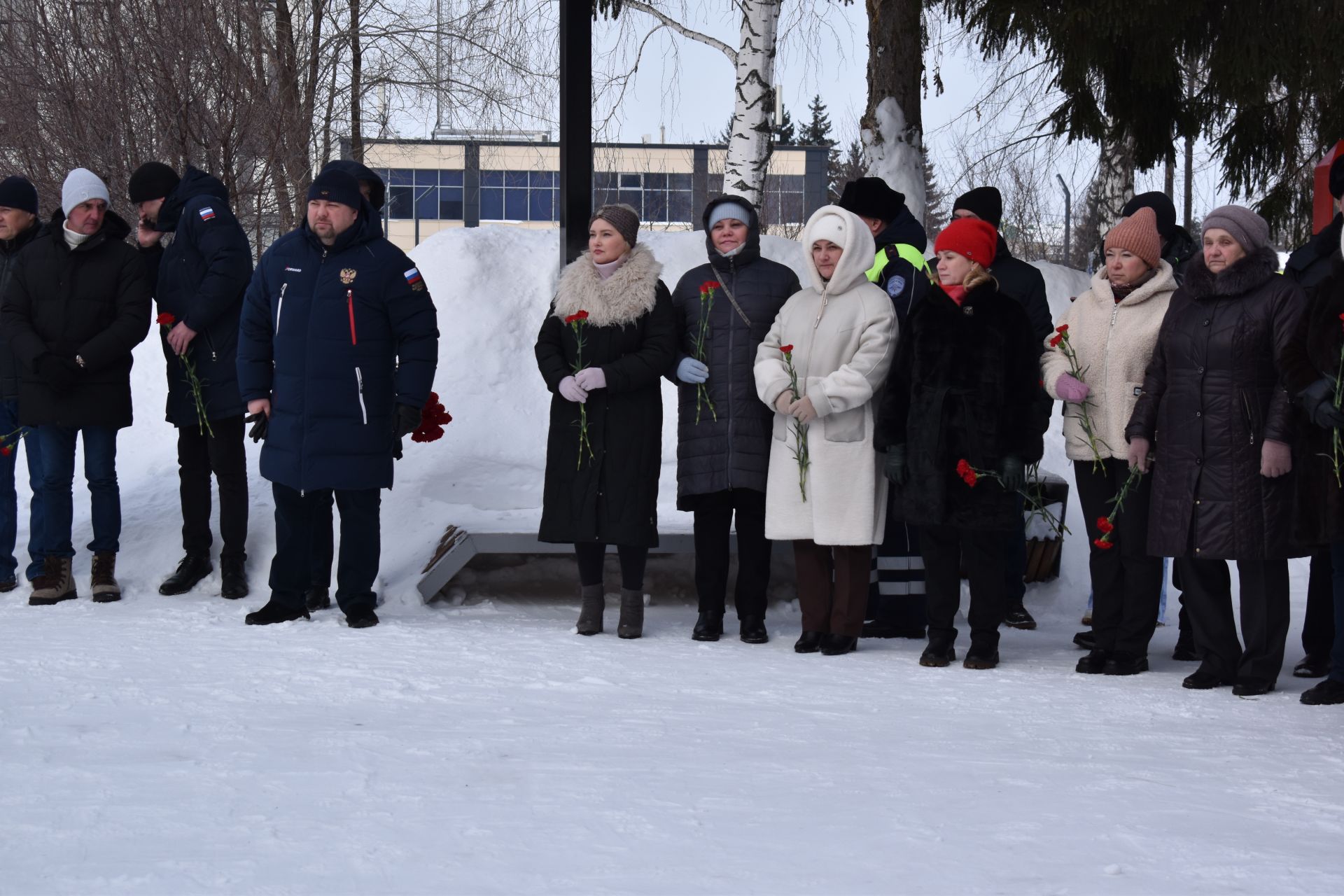 В День защитника Отечества в Алексеевском состоялся памятный митинг