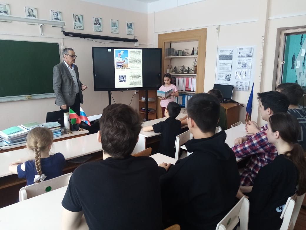 В Среднетиганской школе прошло краеведческое мероприятие
