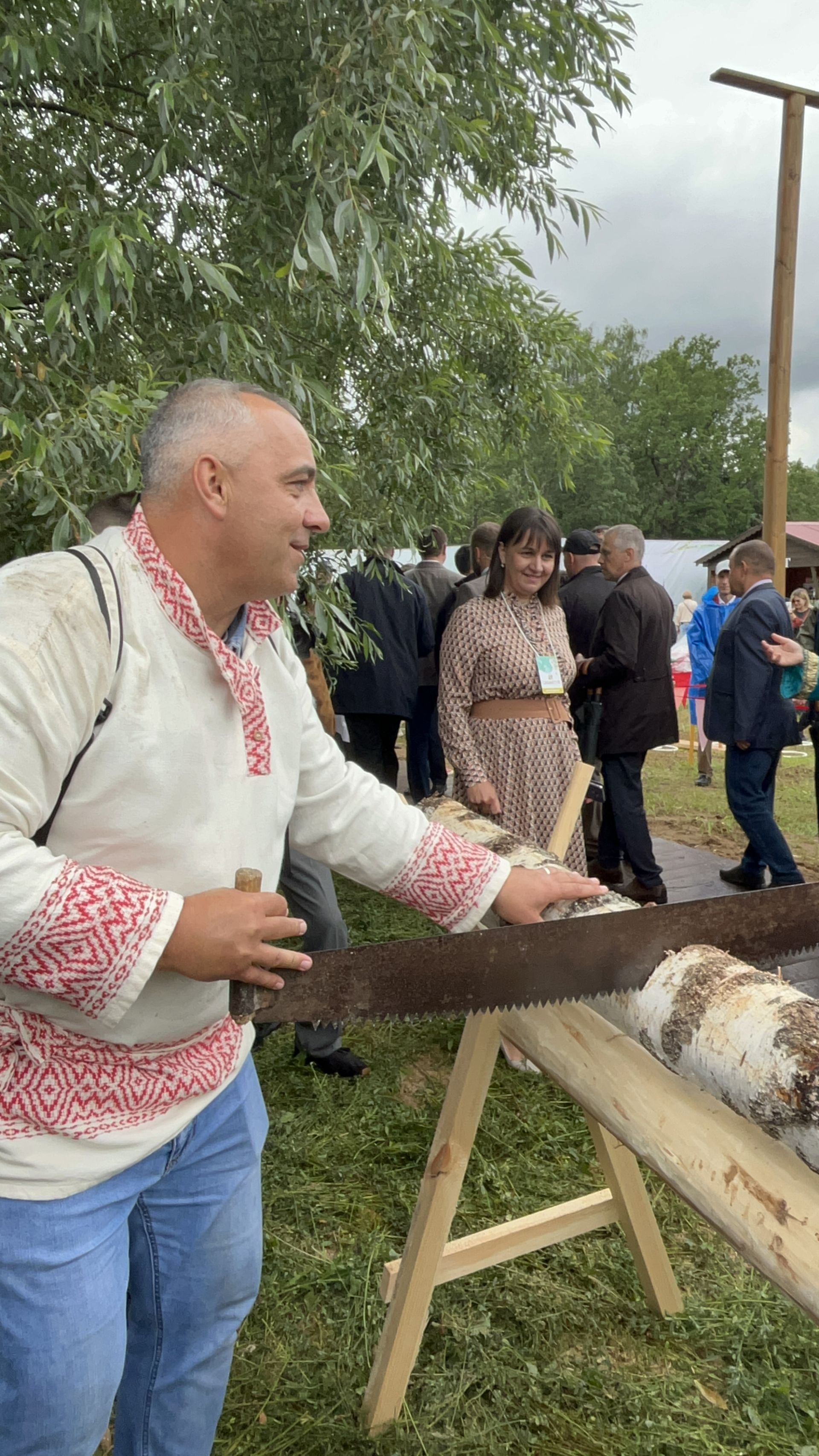 Республиканский Сабантуй в Казани: Алексеевский район представил свое подворье