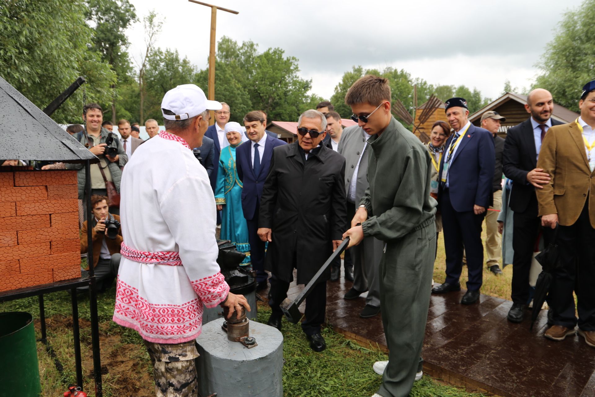 Республиканский Сабантуй в Казани: Алексеевский район представил свое подворье