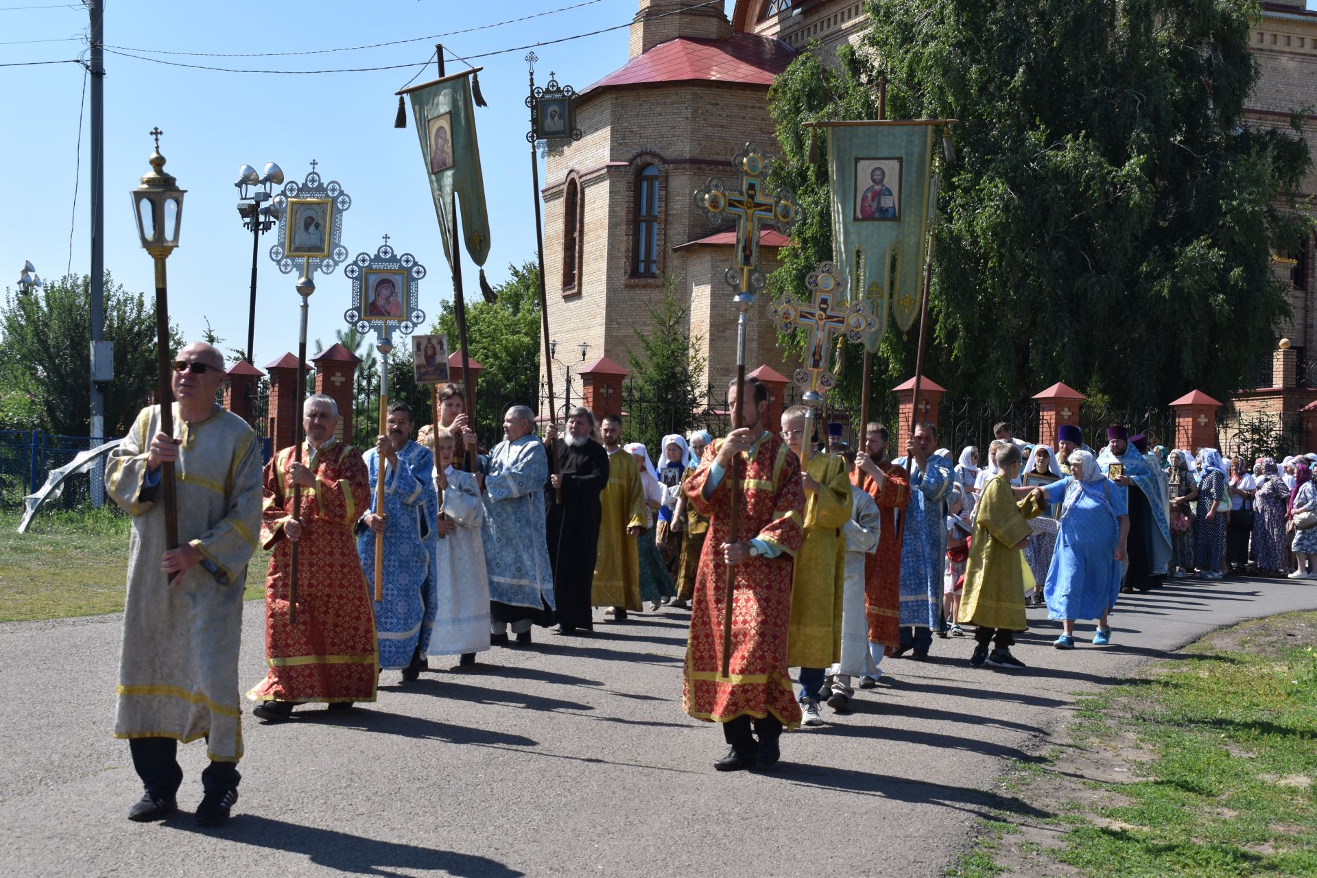 Алексеевцы встретили Ахтырскую икону  Божией матери