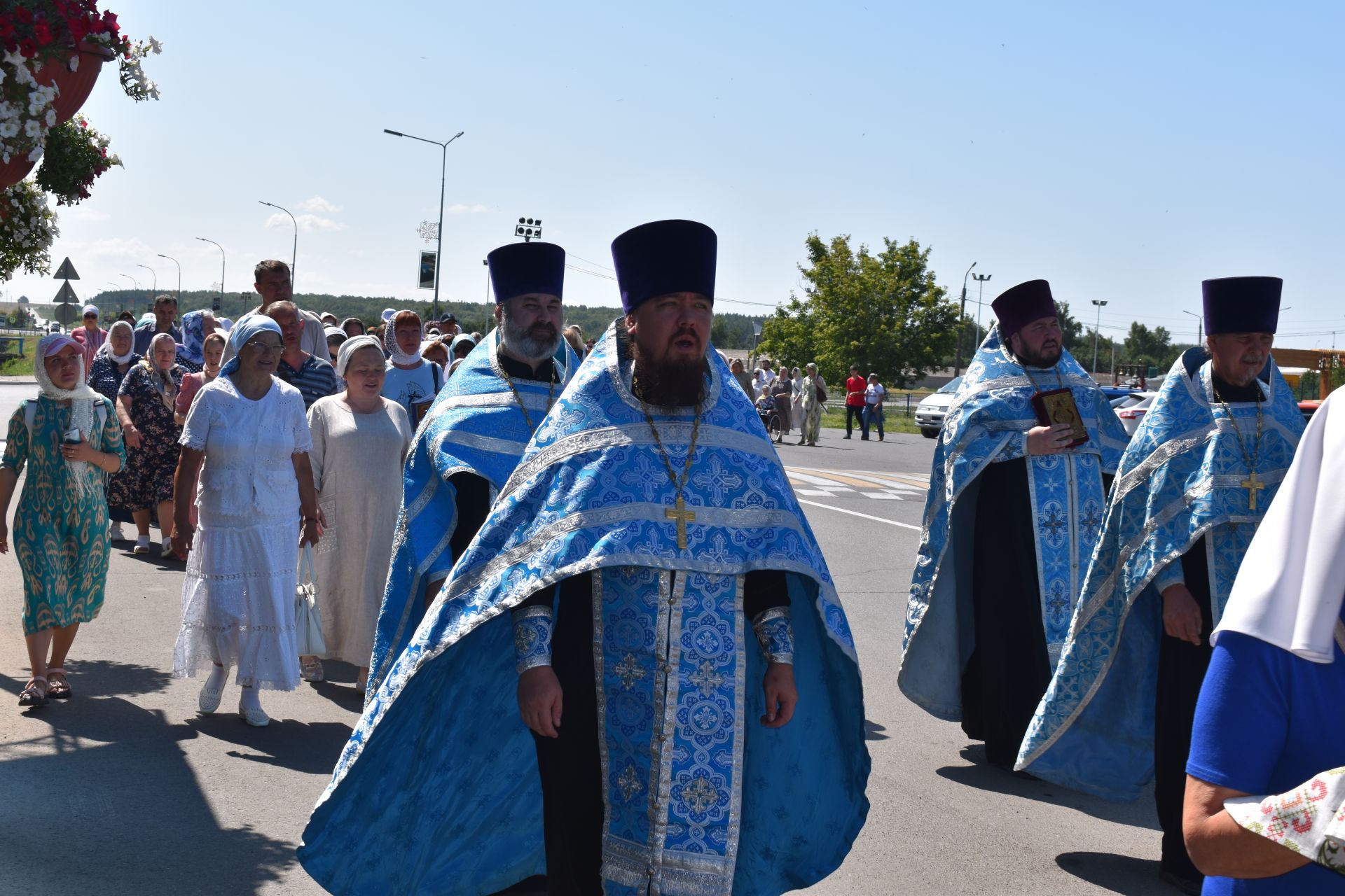 Алексеевцы встретили Ахтырскую икону  Божией матери