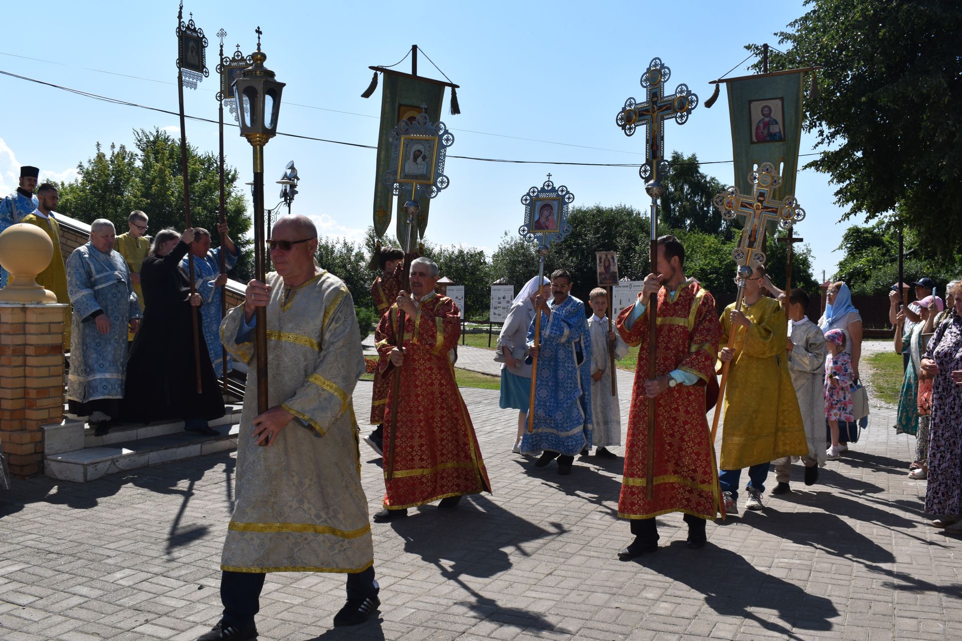 Алексеевцы встретили Ахтырскую икону  Божией матери