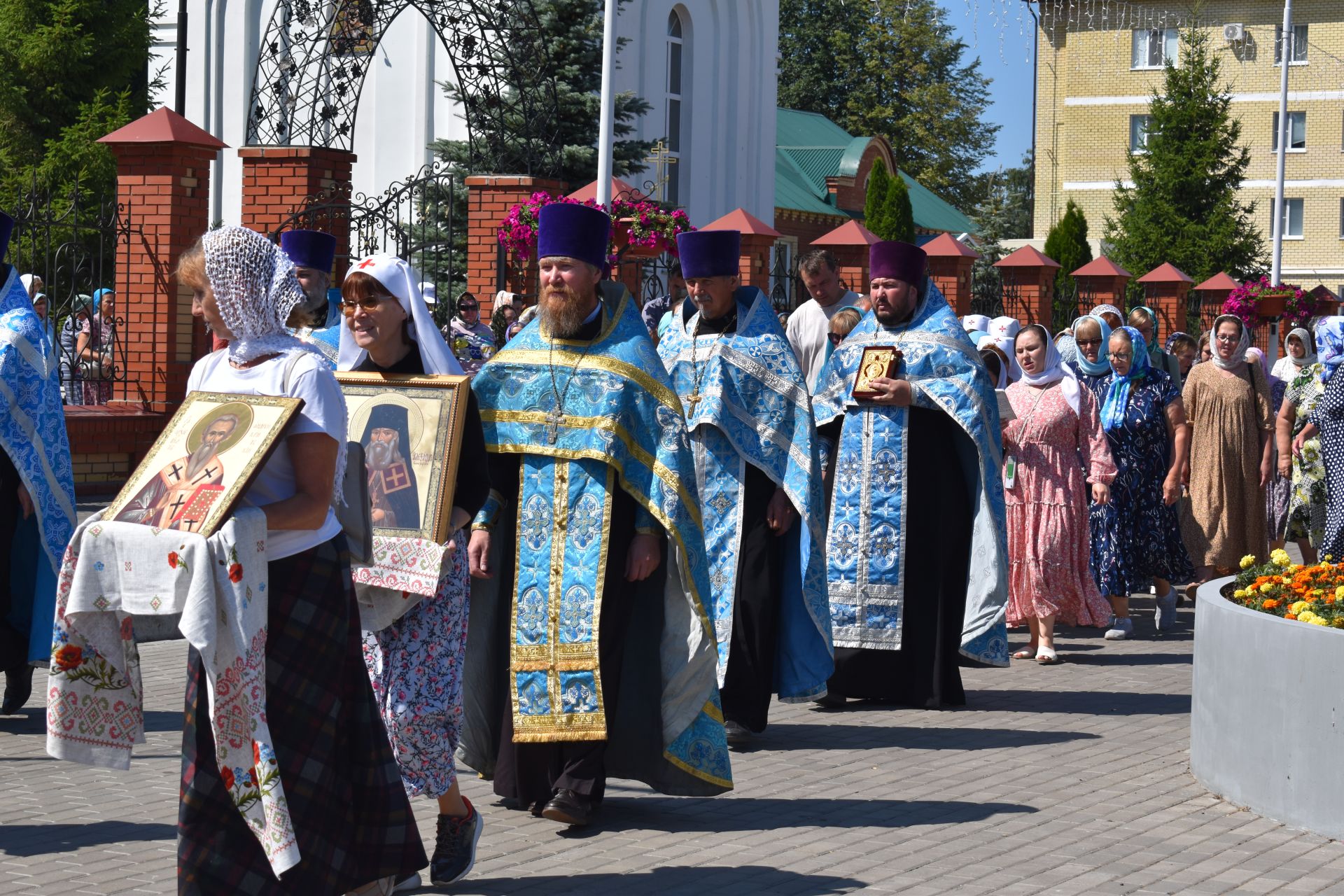 Алексеевцы встретили Ахтырскую икону  Божией матери