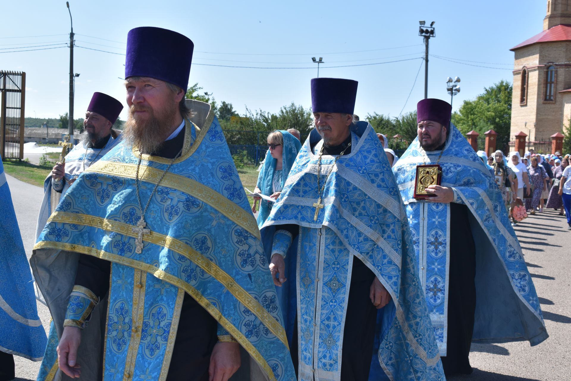 Алексеевцы встретили Ахтырскую икону  Божией матери