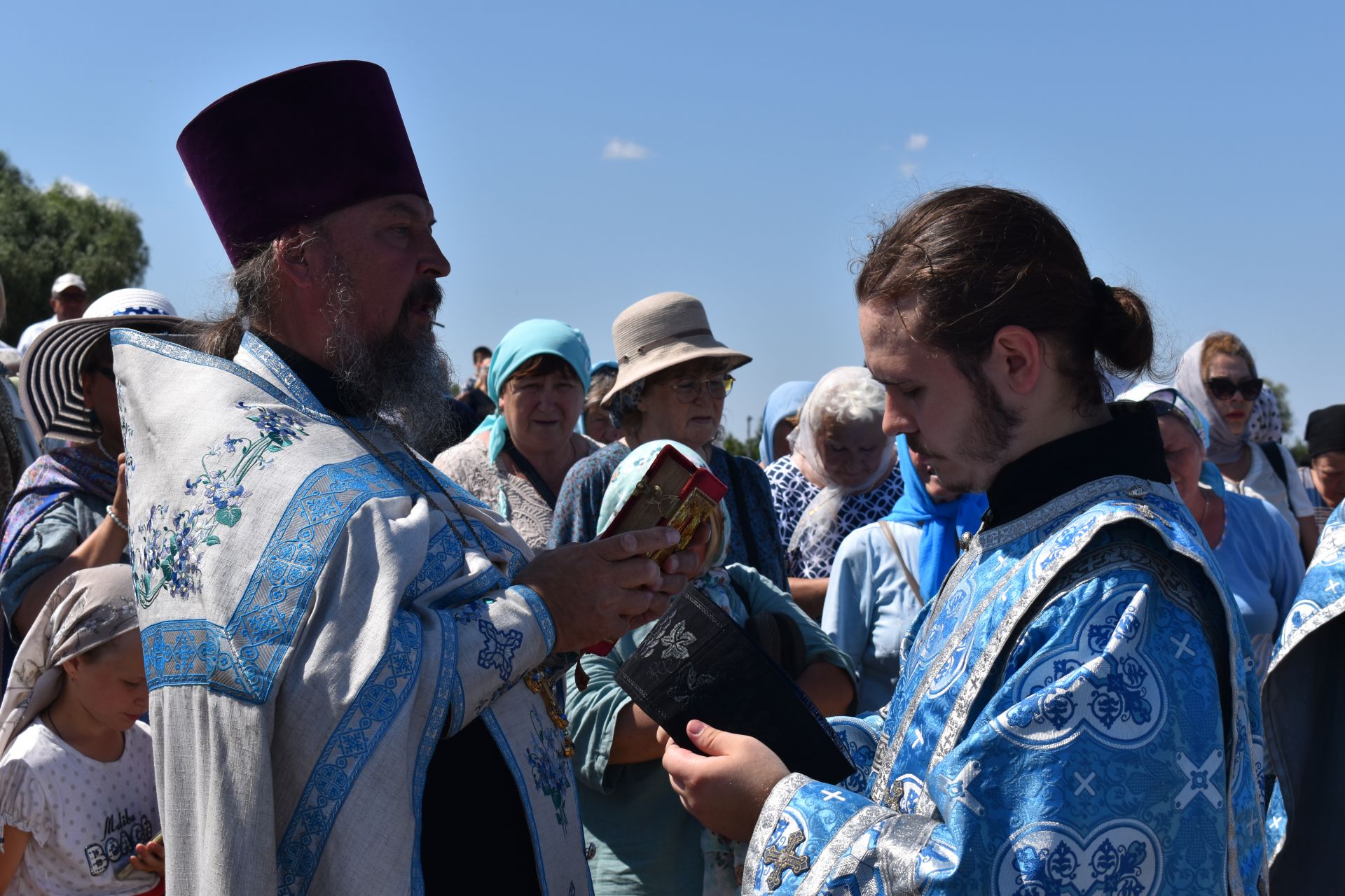 Алексеевцы встретили Ахтырскую икону  Божией матери