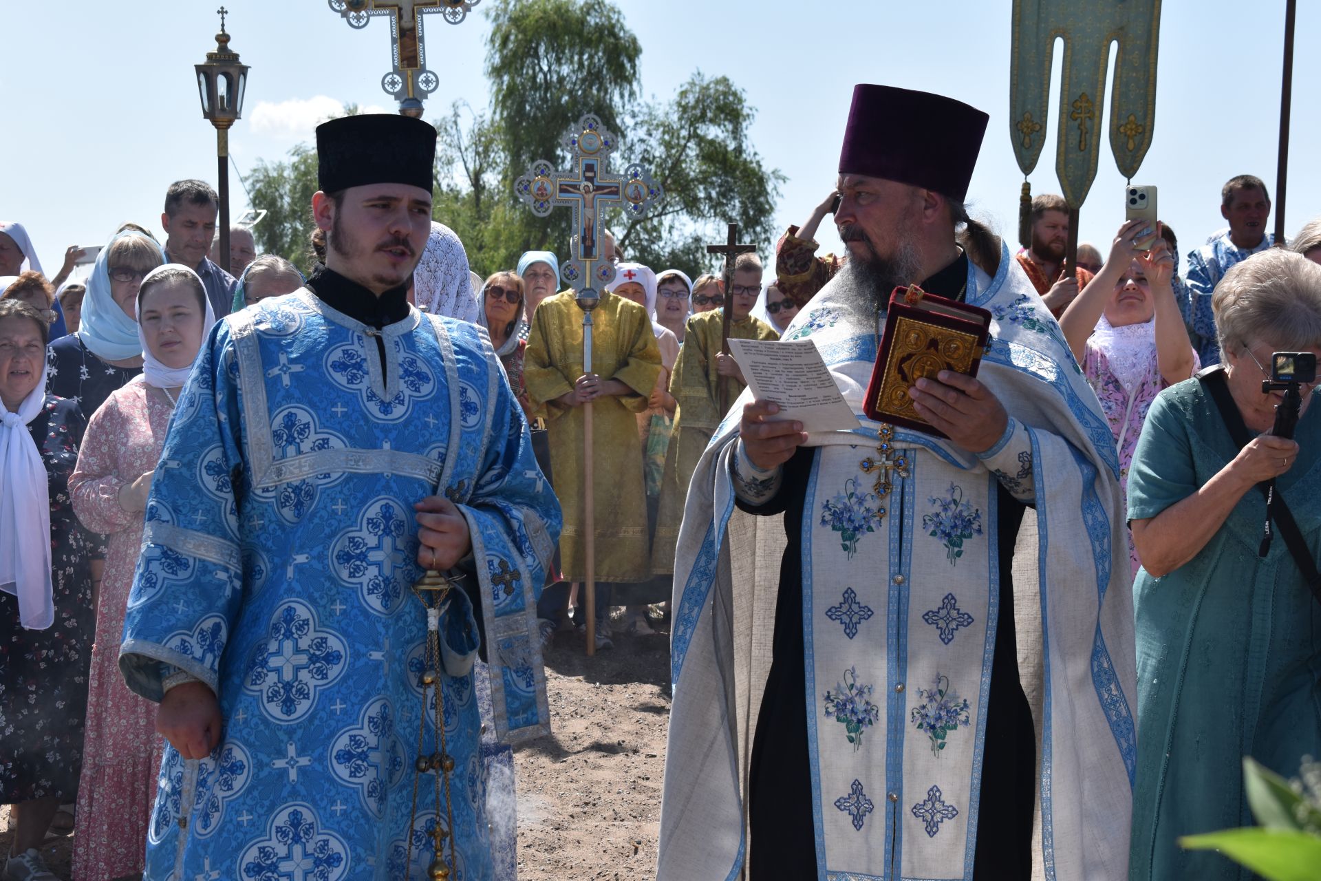 Алексеевцы встретили Ахтырскую икону  Божией матери