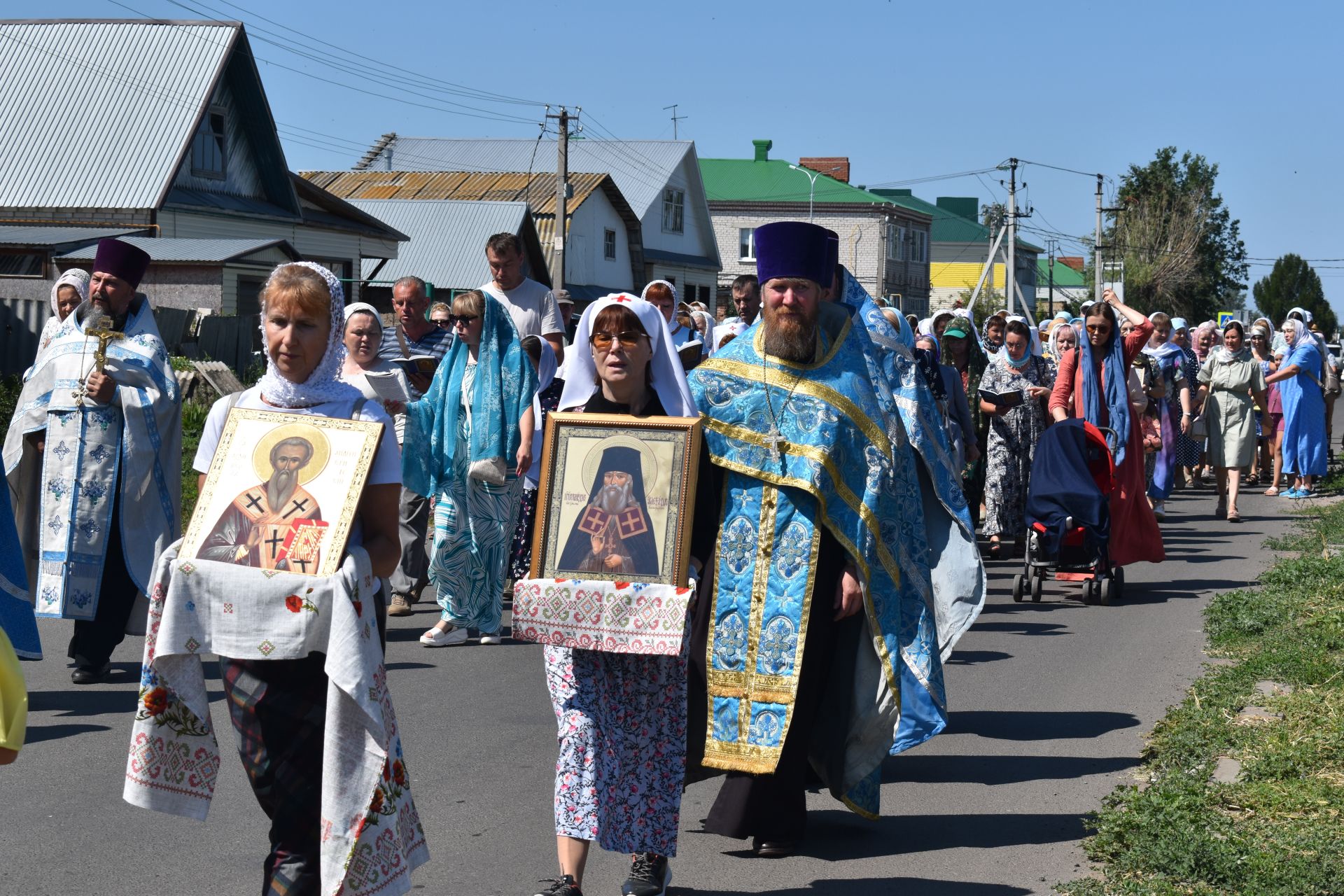 Алексеевцы встретили Ахтырскую икону  Божией матери