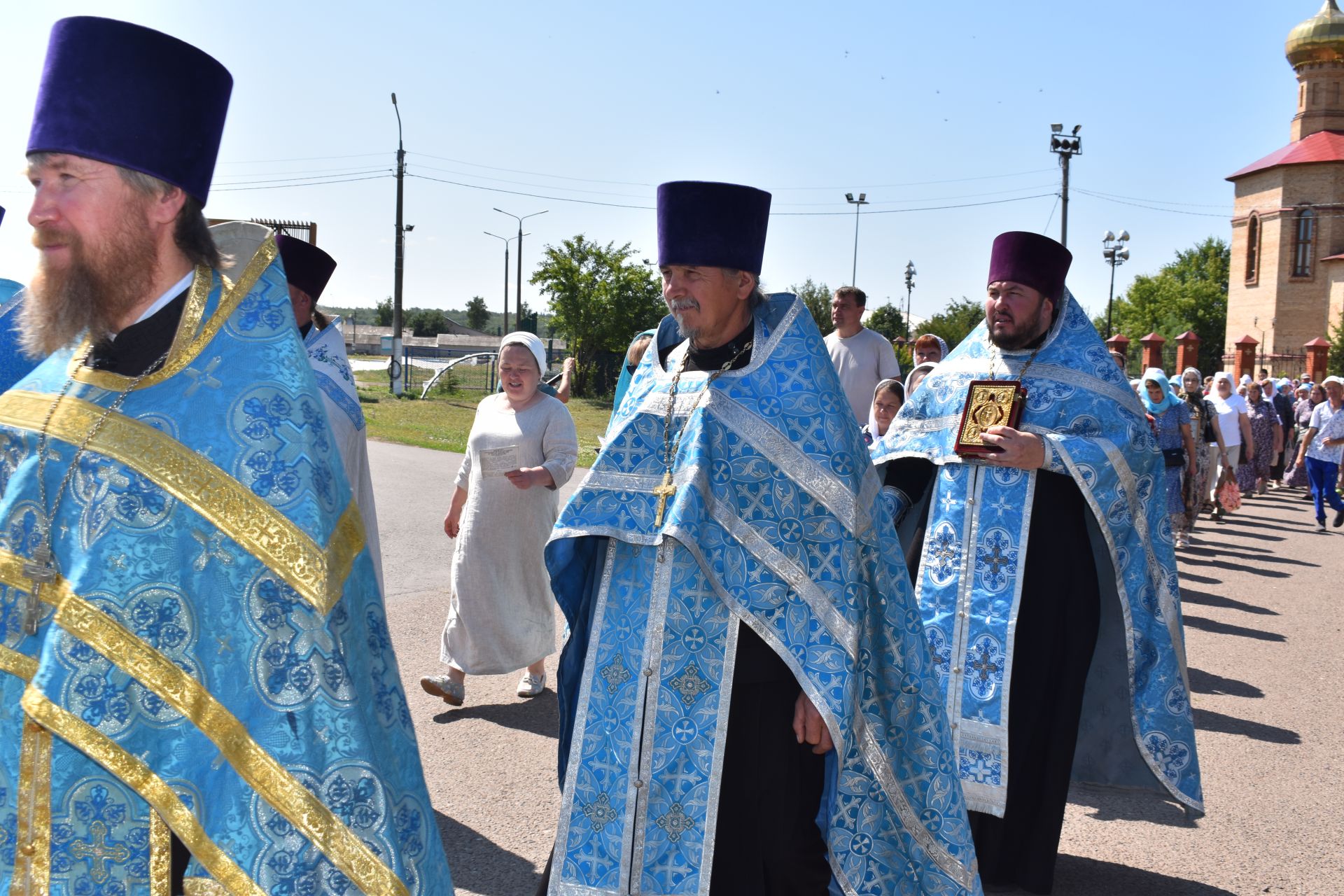 Алексеевцы встретили Ахтырскую икону  Божией матери