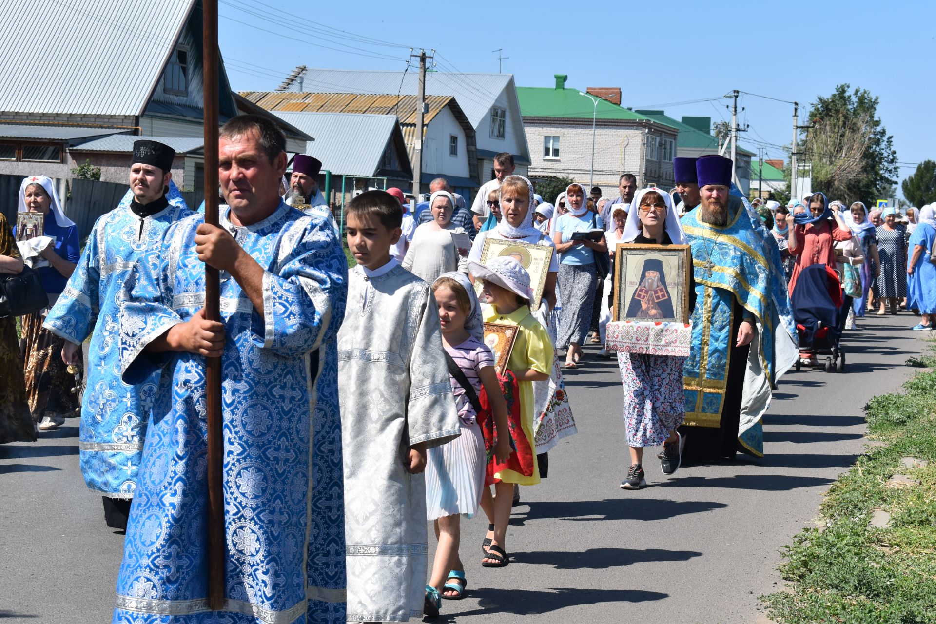 Алексеевцы встретили Ахтырскую икону  Божией матери