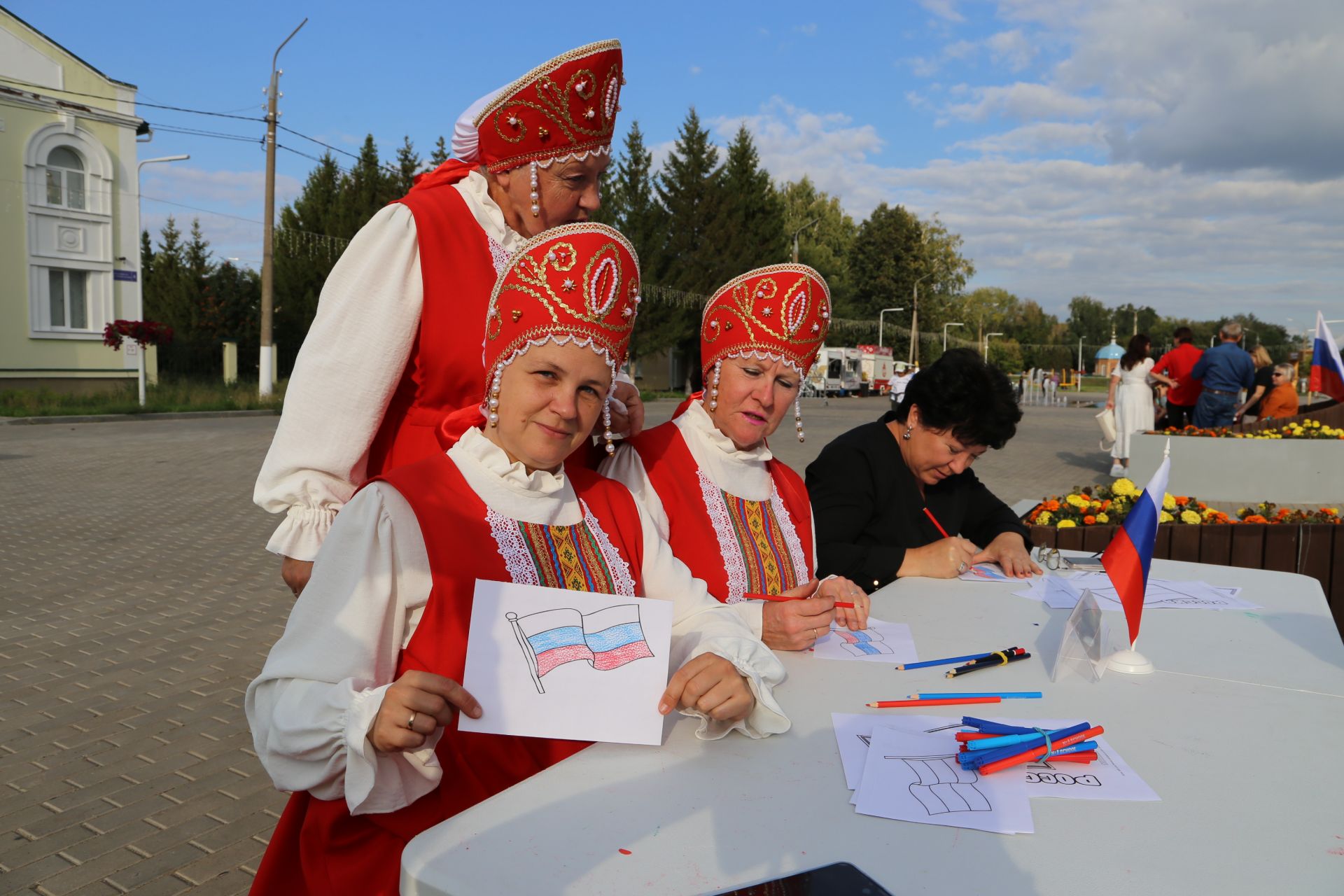 В Алексеевском отметили День флага