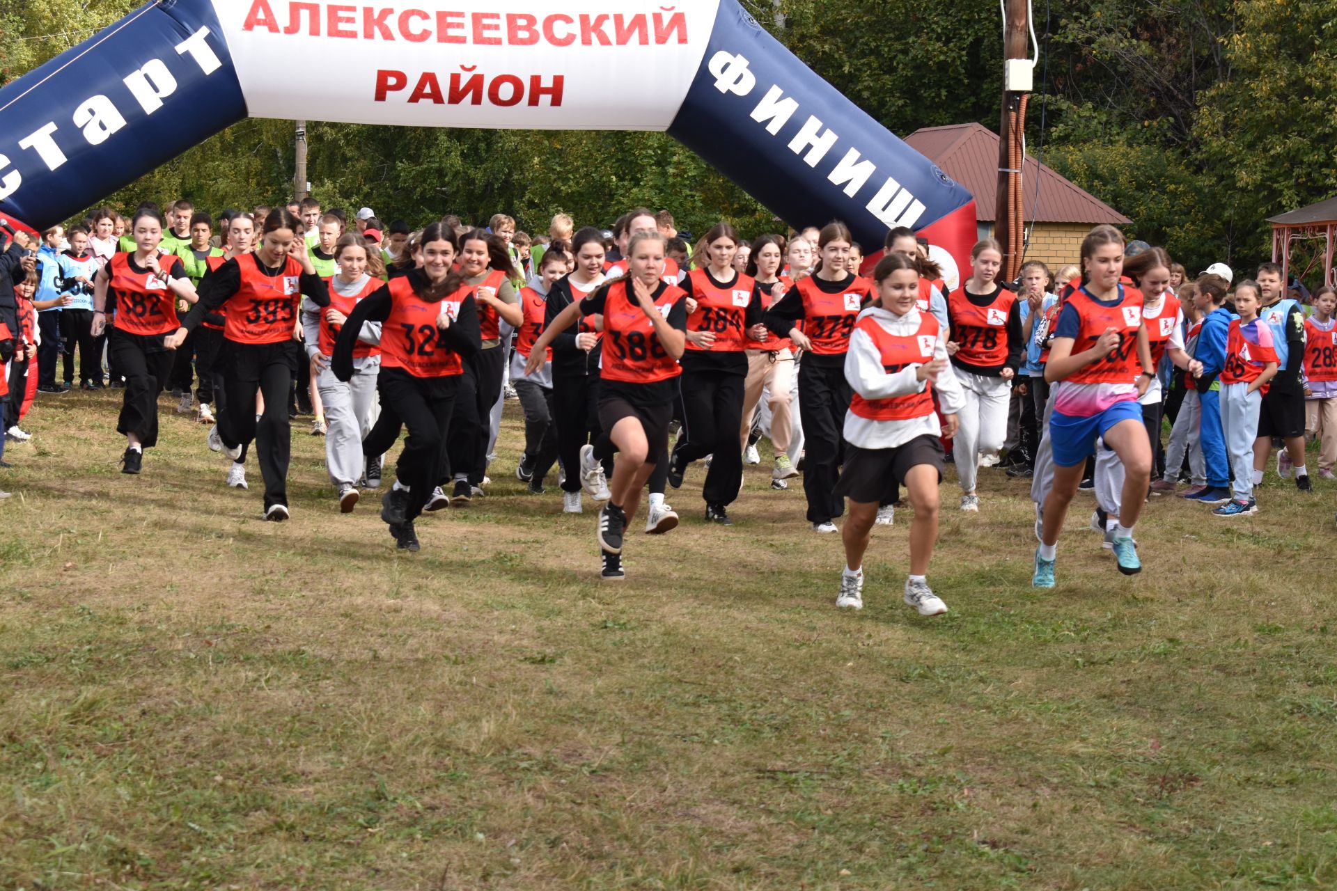 В Алексеевском прошел кросс нации, посвященный Всероссийскому дню бега