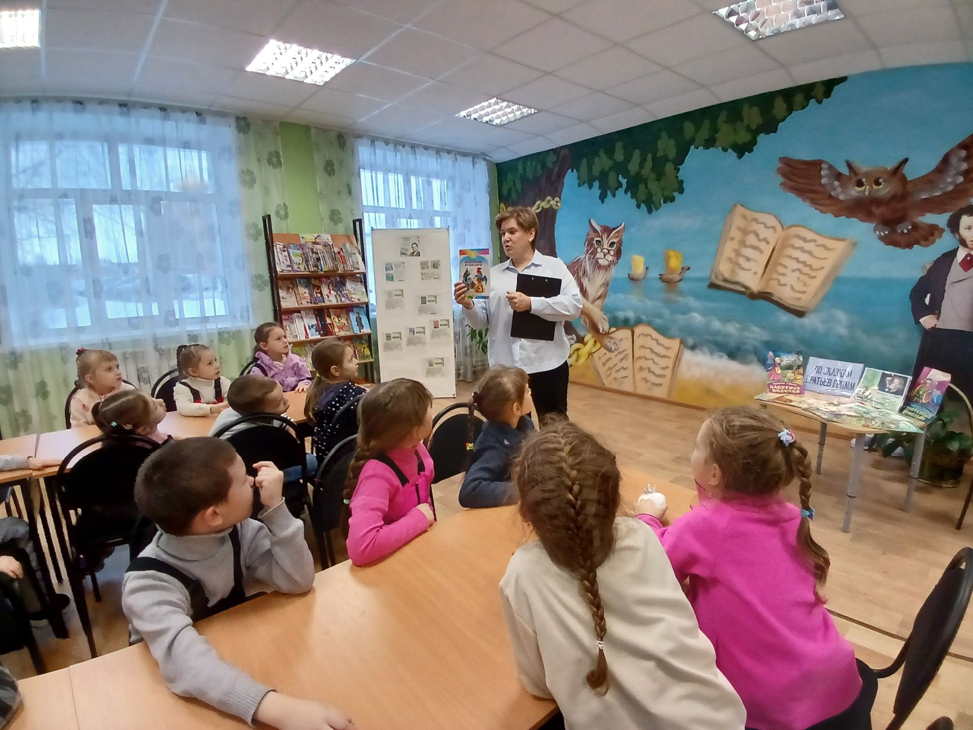 В Алексеевской библиотеке прошли увлекательные мероприятия для детей