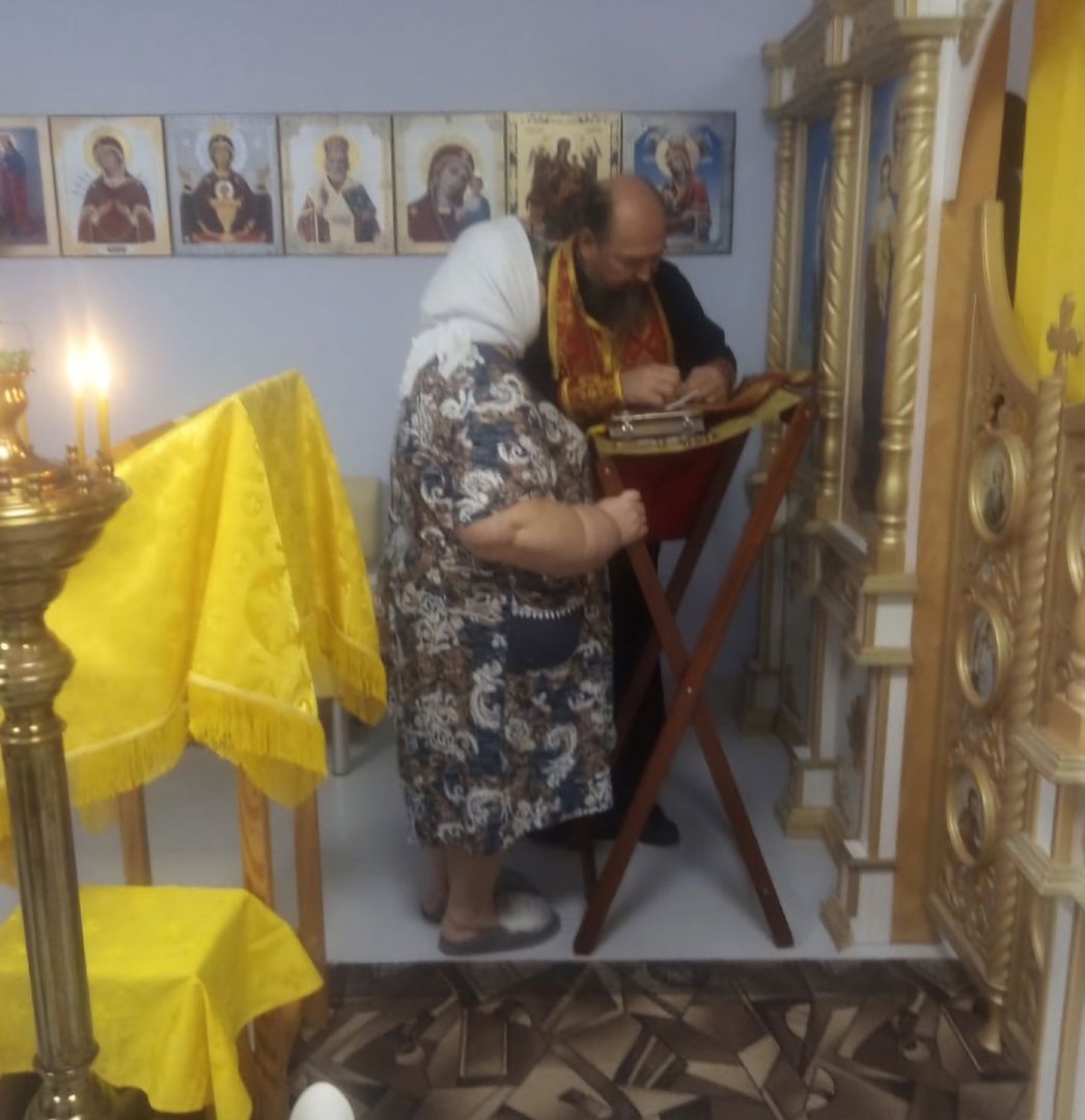 В Алексеевском прошел молебен в больничном храме