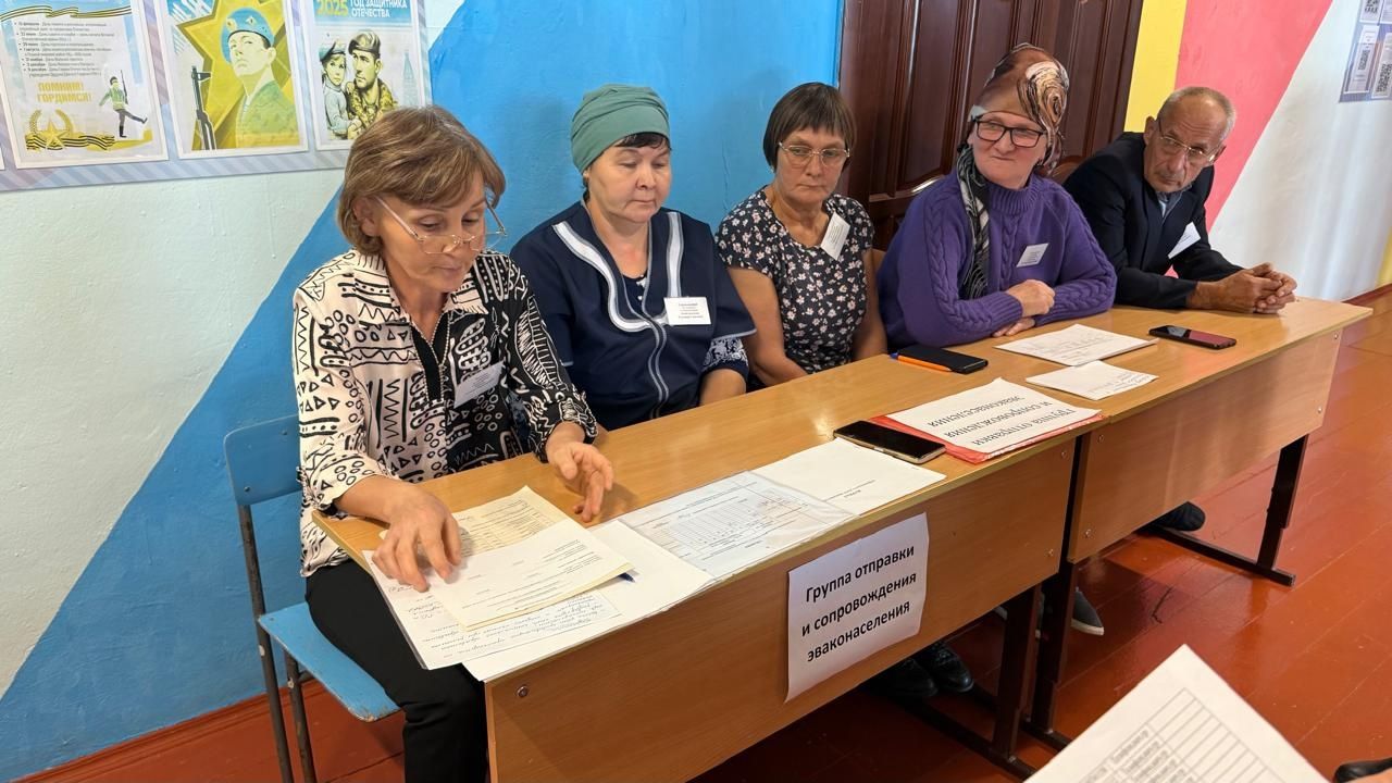 В селе Степная Шентала прошла тренировка по гражданской обороне
