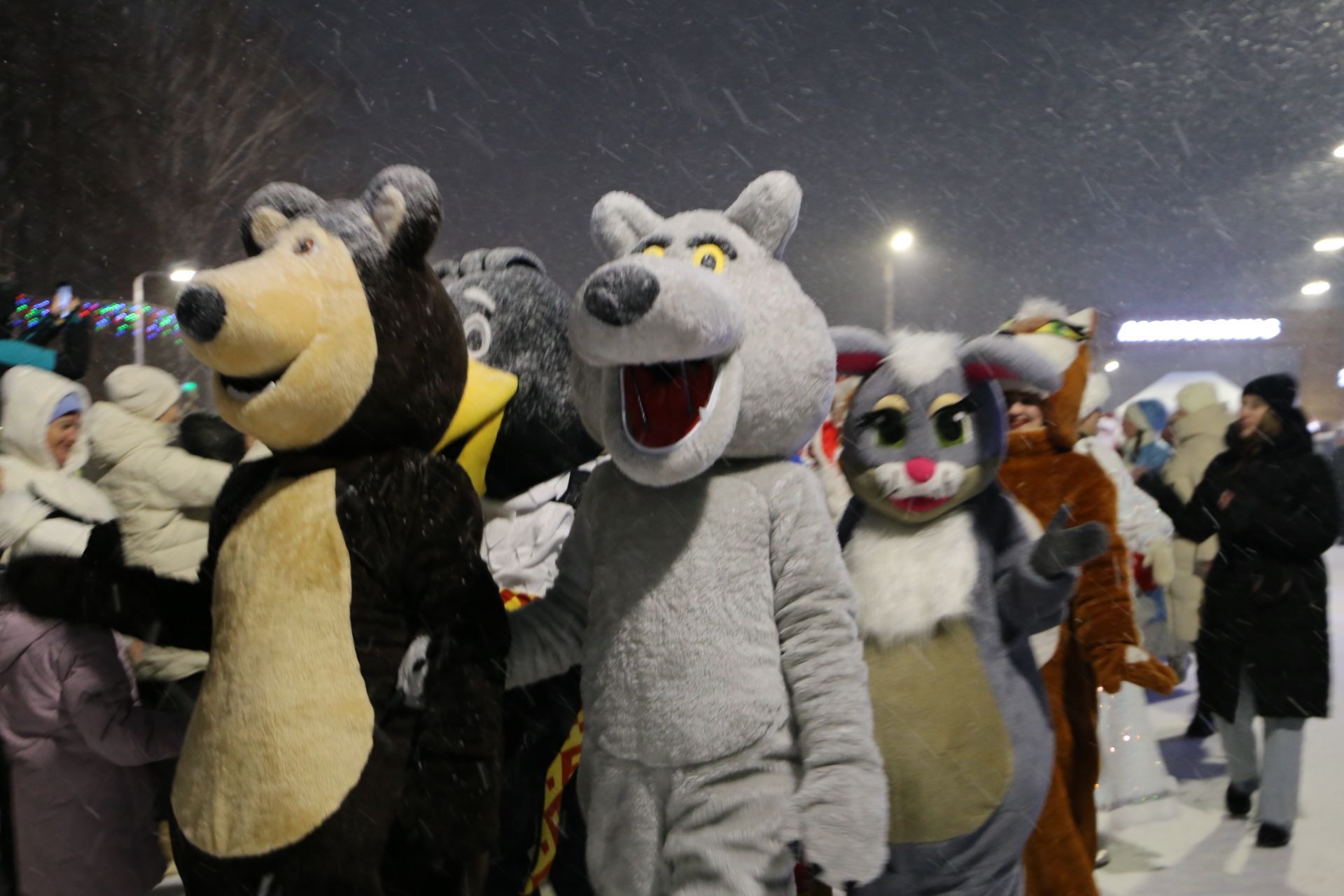 Главная ёлка Алексеевского района зажгла свои огни