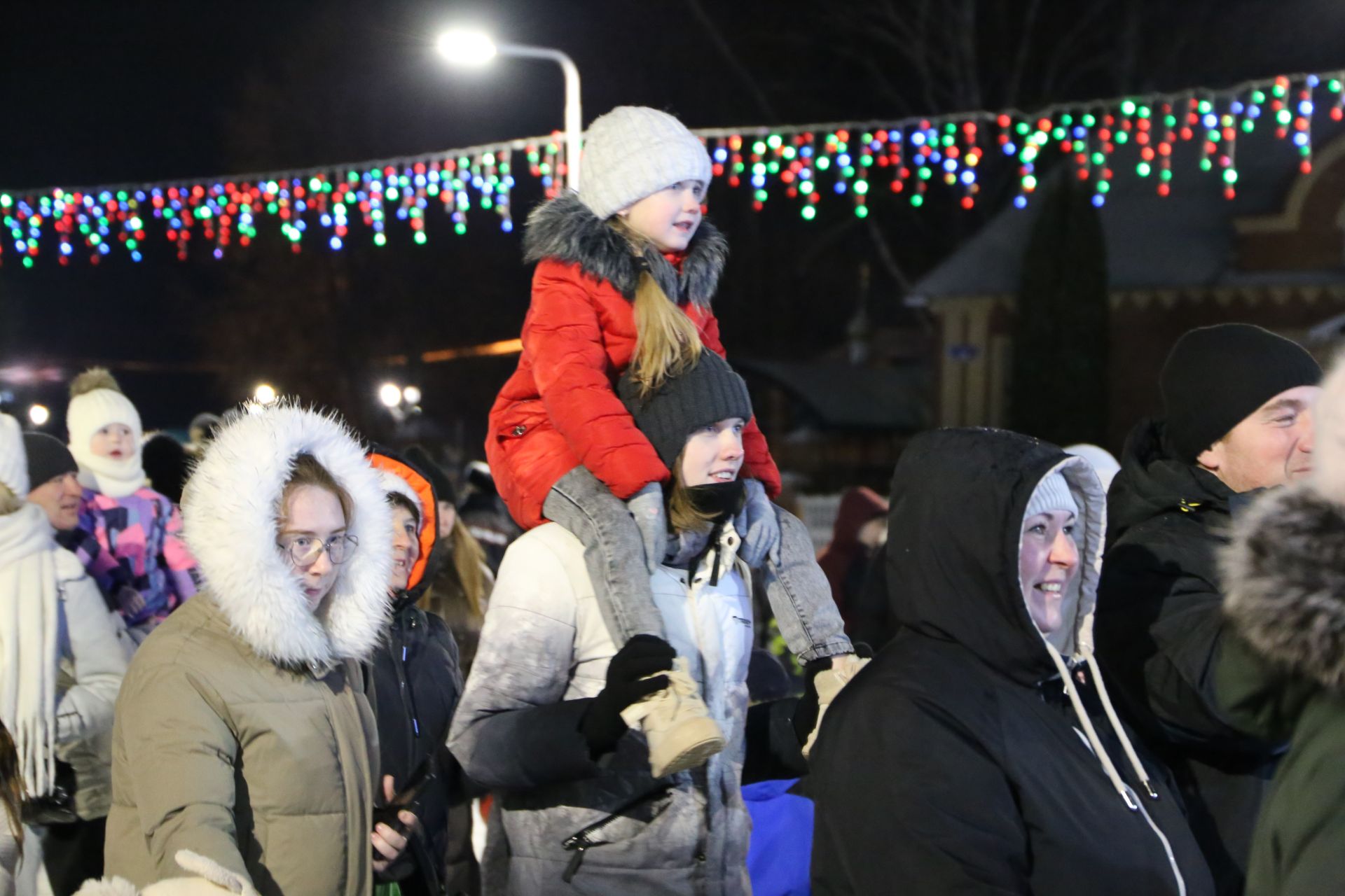 Главная ёлка Алексеевского района зажгла свои огни