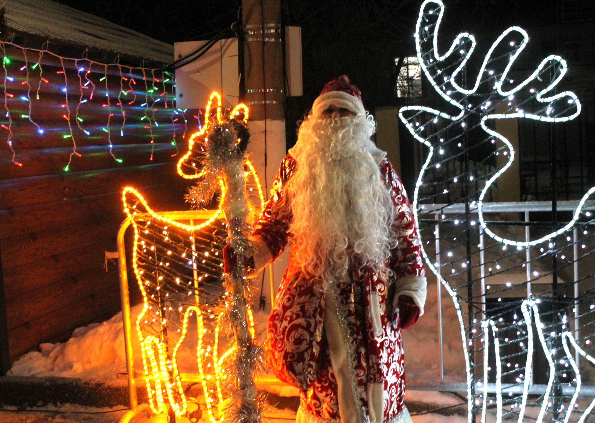 Главная ёлка Алексеевского района зажгла свои огни