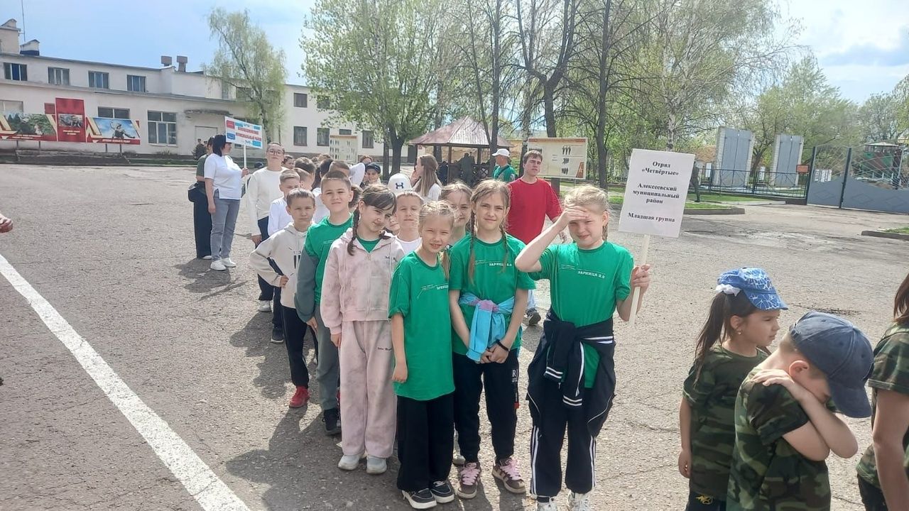 Команды из Алексеевского отличились на военно-патриотической игре