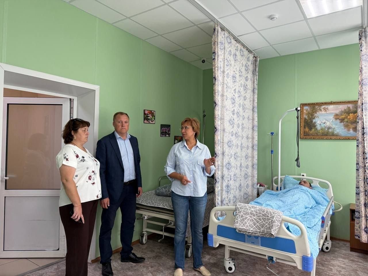 Рабочий визит министра труда, занятости и социальной защиты в Алексеевский район