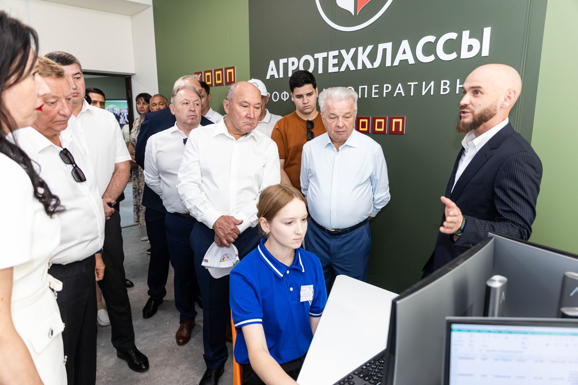 В Алексеевском районе открыли агротехкласс кооперативного профиля