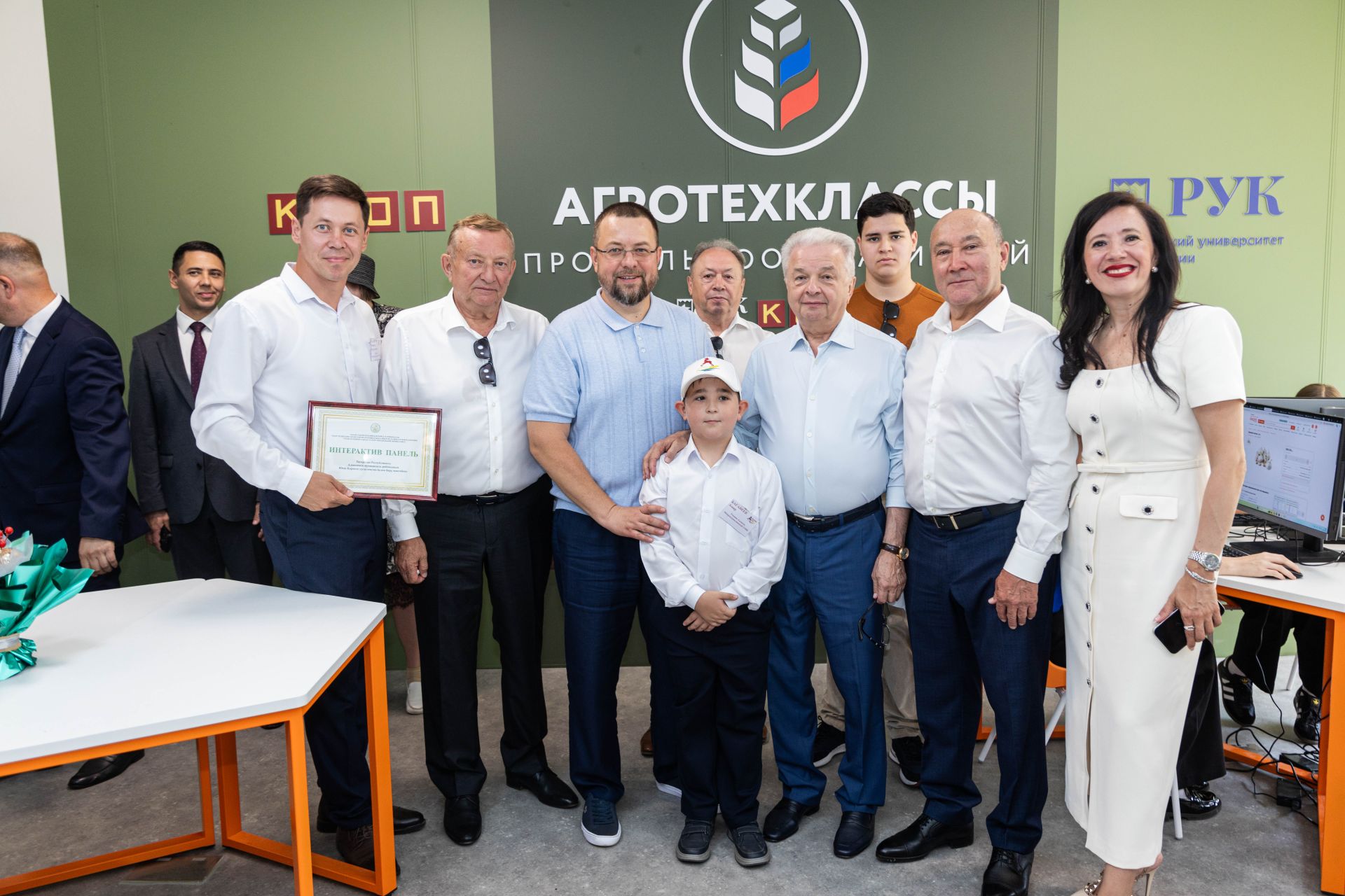 В Алексеевском районе открыли агротехкласс кооперативного профиля