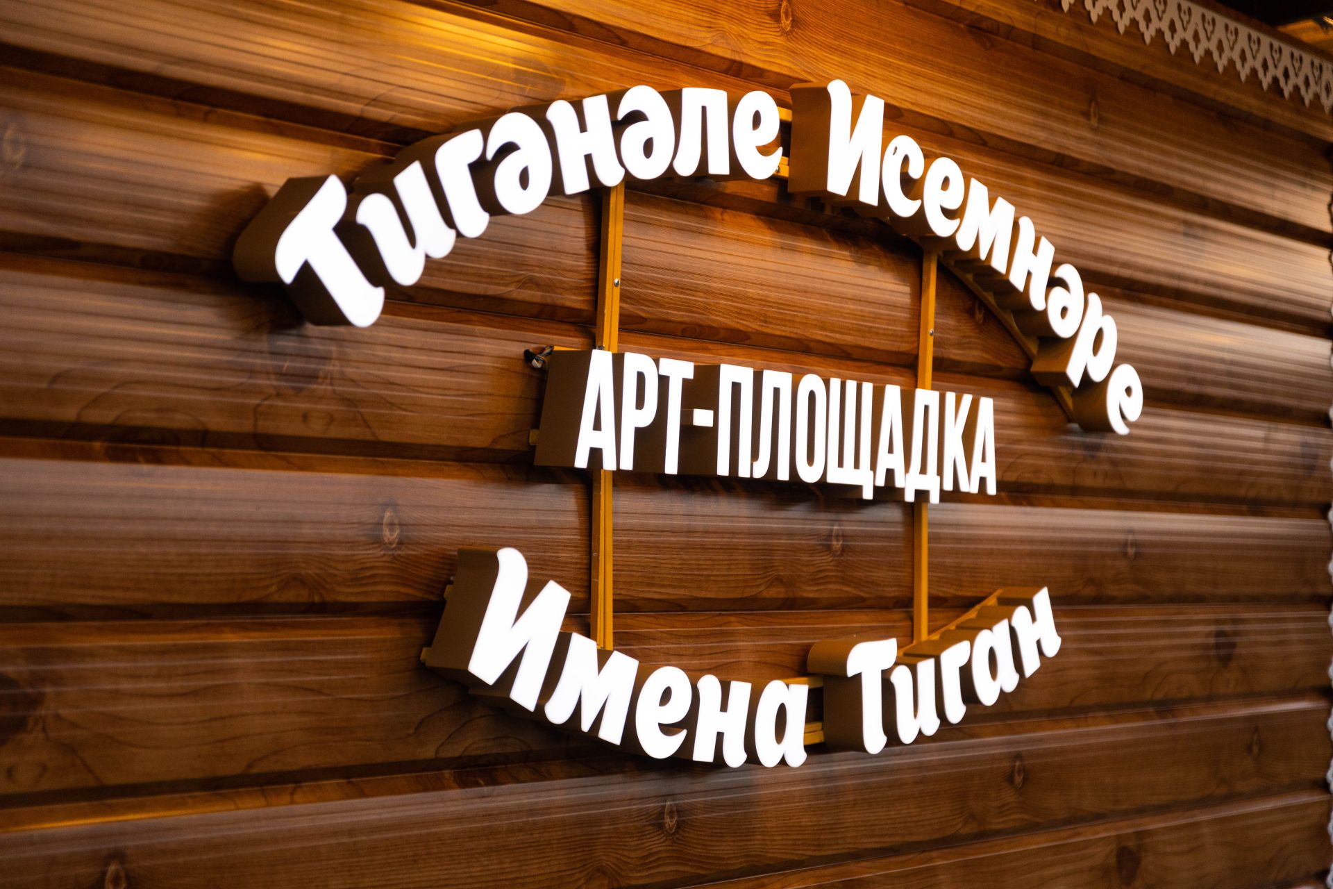В Больших Тиганах открыли арт-площадку «Имена Тиган»