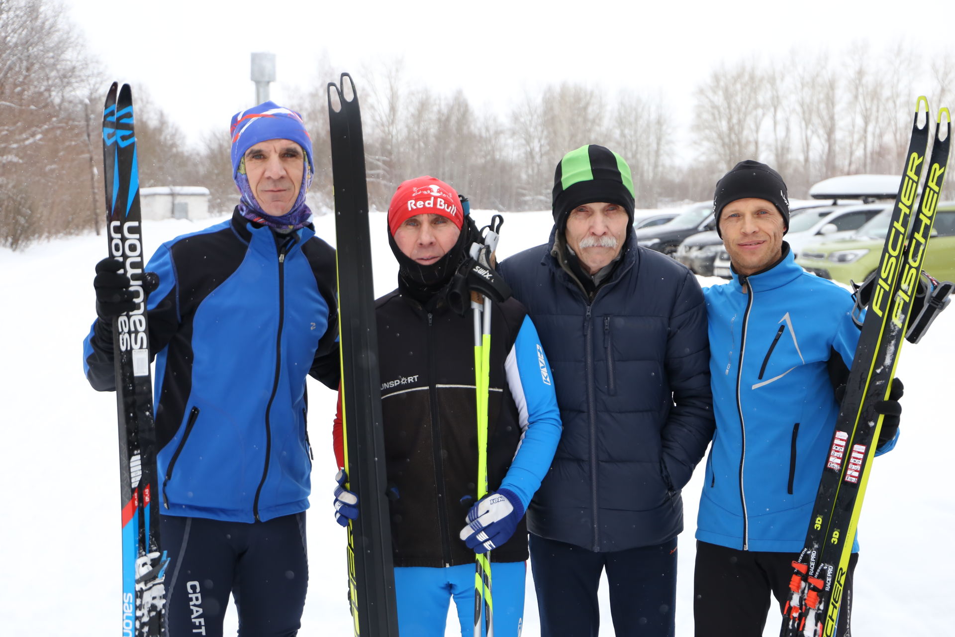 Большой фоторепортаж с юбилейной гонки Алексеевского лыжного клуба