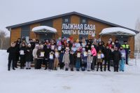 Лыжная трасса объединила спортсменов района