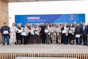 В Алексеевском районе чествовали людей труда