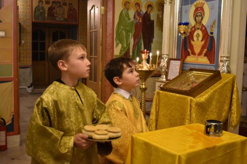 В новогоднюю ночь в Алексеевском молились за мир и благополучие