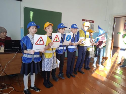 Шаминским школьникам напомнили правила дорожного движения