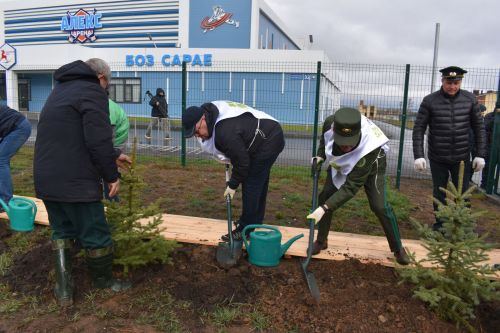 Министр лесного хозяйства РТ принял участие в акции «Сохраним лес» в Алексеевском