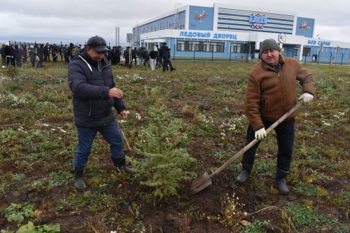Министр лесного хозяйства РТ принял участие в акции «Сохраним лес» в Алексеевском
