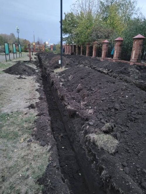 На территории храма Воскресения Христова началось строительство Дома паломника