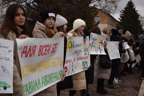 В Алексеевском прошла ежегодная акция памяти жертв ДТП