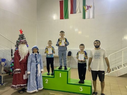 В Алексеевском прошло первенство «Спортивной Школы» по плаванию на призы Деда Мороза