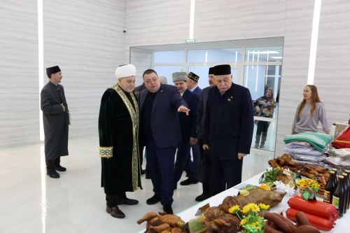 Аксакалы ДУМ РТ побывали на строящейся мечети в Алексеевском и подвели итоги года