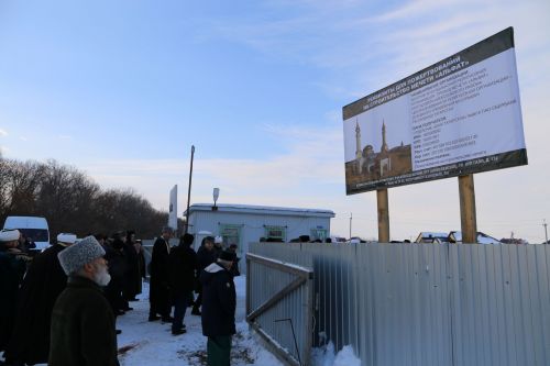 Аксакалы ДУМ РТ побывали на строящейся мечети в Алексеевском и подвели итоги года