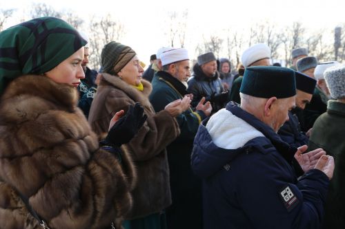 Аксакалы ДУМ РТ побывали на строящейся мечети в Алексеевском и подвели итоги года