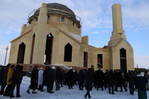 Аксакалы ДУМ РТ побывали на строящейся мечети в Алексеевском и подвели итоги года