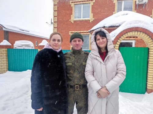 Семьи алексеевских мобилизованных получили продовольственные пакеты