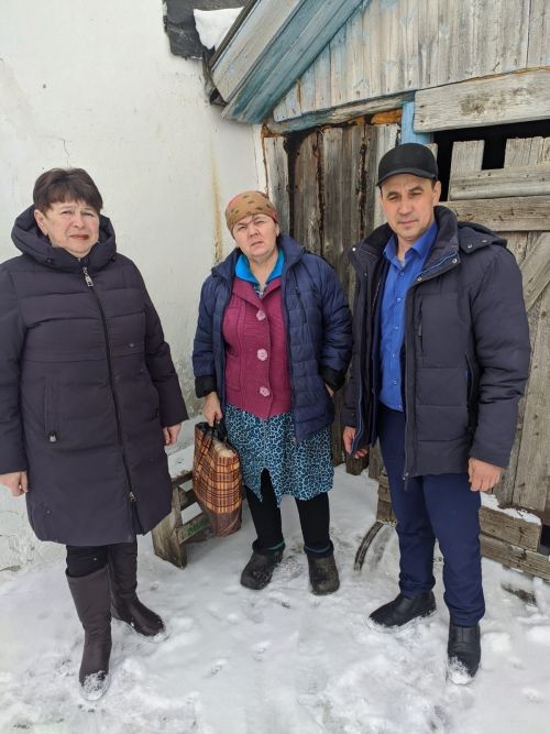 Семьи алексеевских мобилизованных получили продовольственные пакеты