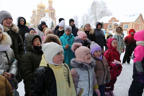 Алексеевцы весело и задорно проводили зиму
