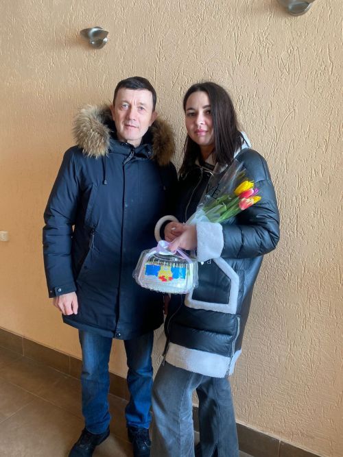 Мам и жён алексеевских мобилизованных поздравили с Международным женским днем