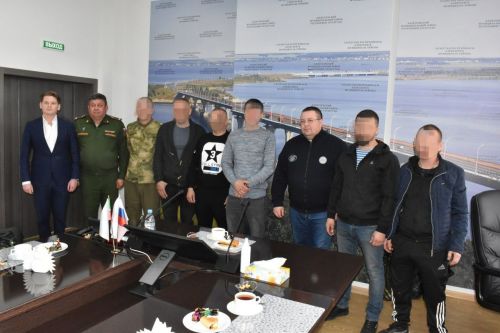 Глава Алексеевского района встретился с мобилизованными, прибывшими в отпуск