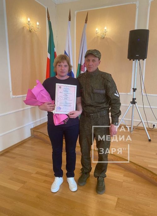 Мобилизованный из Билярска во время отпуска зарегистрировал брак